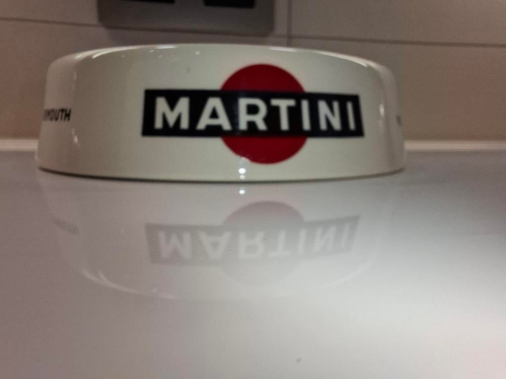 Oude Martini asbak - Zeer goede staat, Verzamelen, Rookartikelen, Aanstekers en Luciferdoosjes, Ophalen