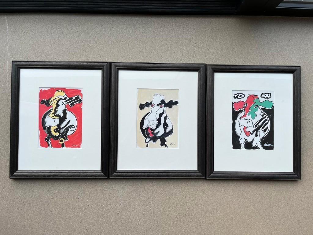 3x Litho Peter Diem, Ophalen