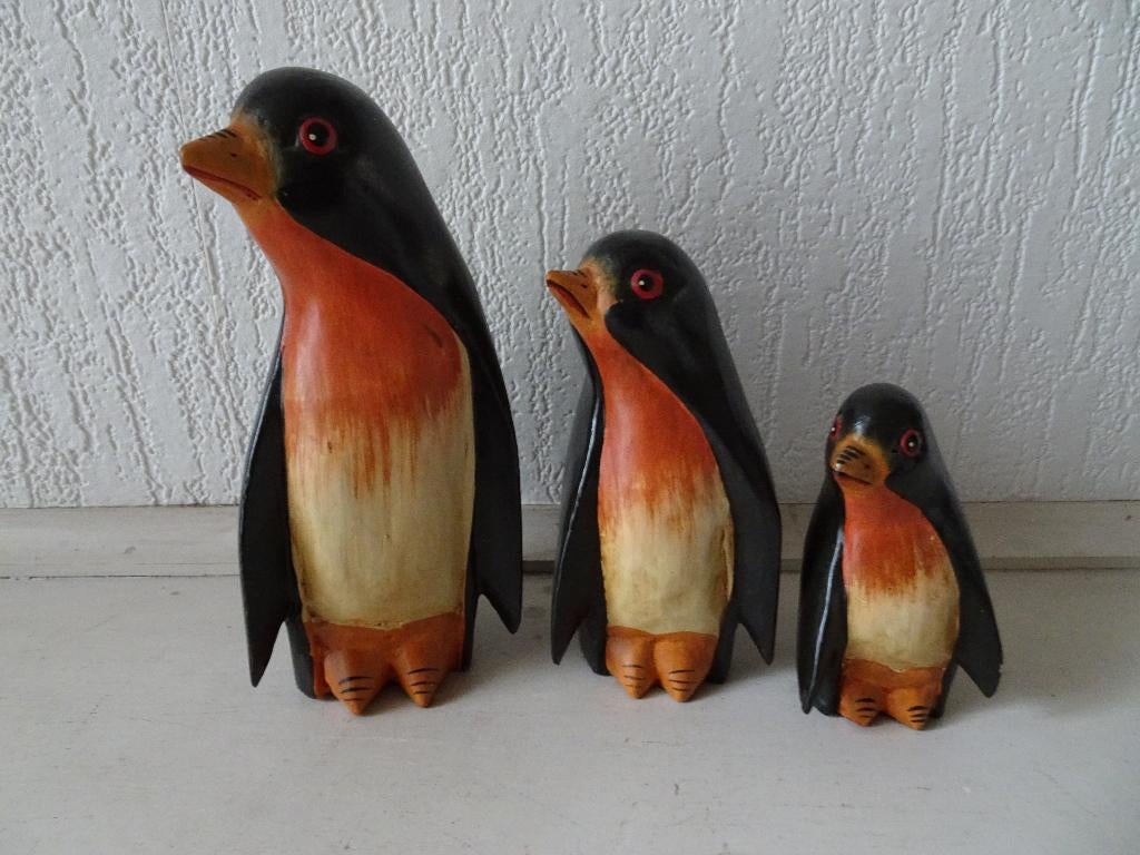 pinguin trio, Ophalen of Verzenden, Nieuw, Vogel, Beeldje of Figuurtje