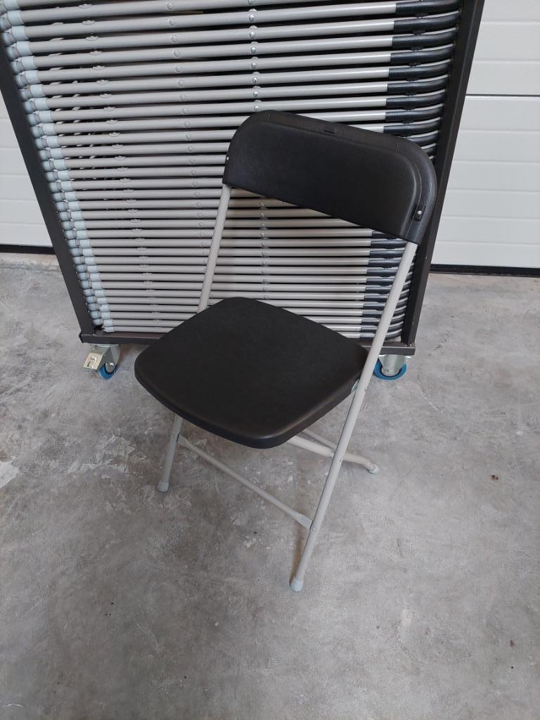Nieuwe klapstoelen stoelen met transportkar verhuurkwaliteit, Ophalen, Nieuw