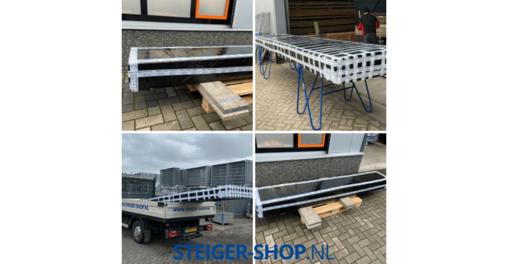 Steigerhout alle lengtes, Ophalen, Gebruikt, 25 tot 50 mm, Plank