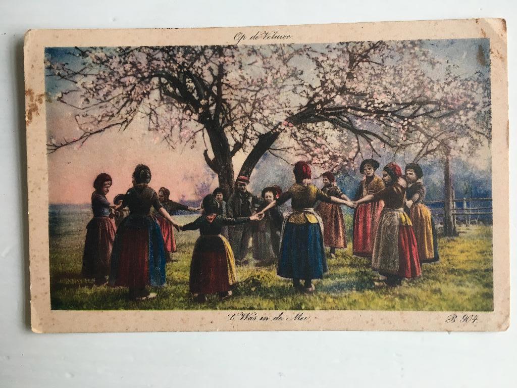 Ansichtkaart 'Op de Veluwe', Verzamelen, Ophalen of Verzenden, 1920 tot 1940, Gelopen, Gelderland