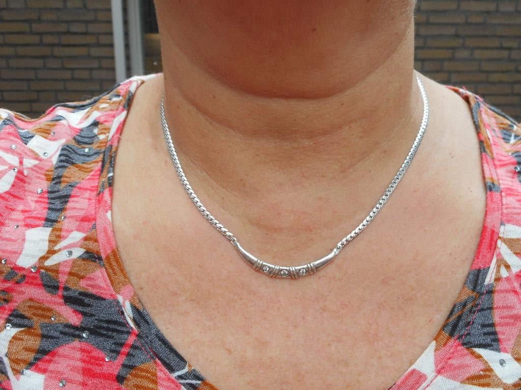 Zilveren vintage collier Friedrich Binder nr.1781