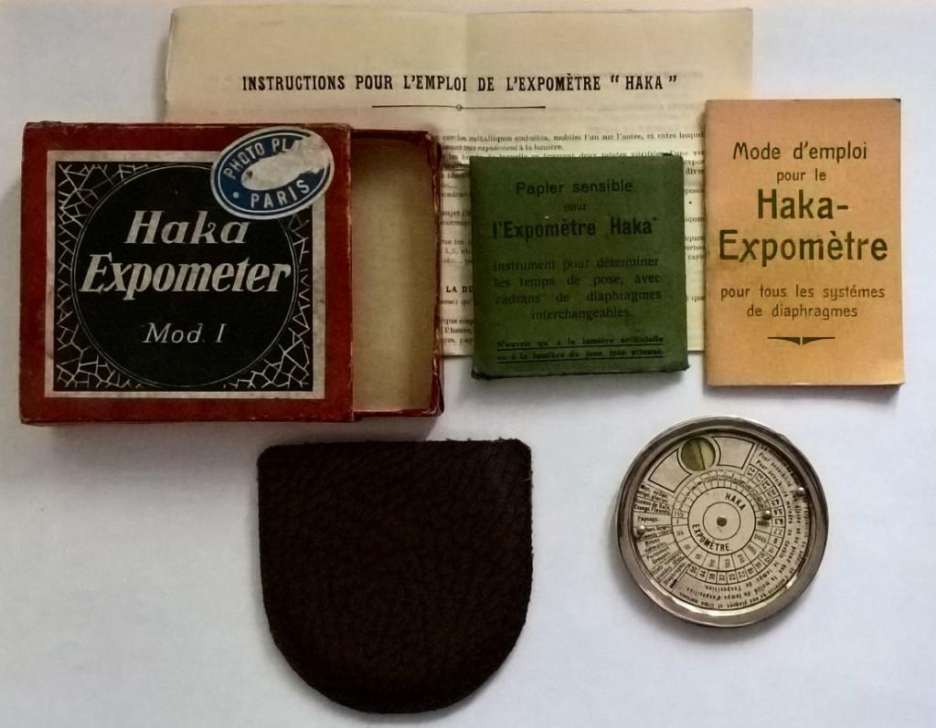 Haka Expomètre belichtingsmeter actinometer compleet, Verzenden, Voor 1940, Overige typen