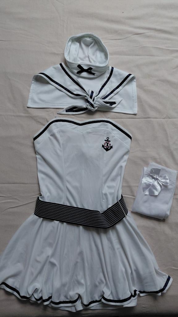 Carnavalskleding. Sexy matroos., Ophalen of Verzenden, Gedragen, Maat 42/44 (L), Carnaval