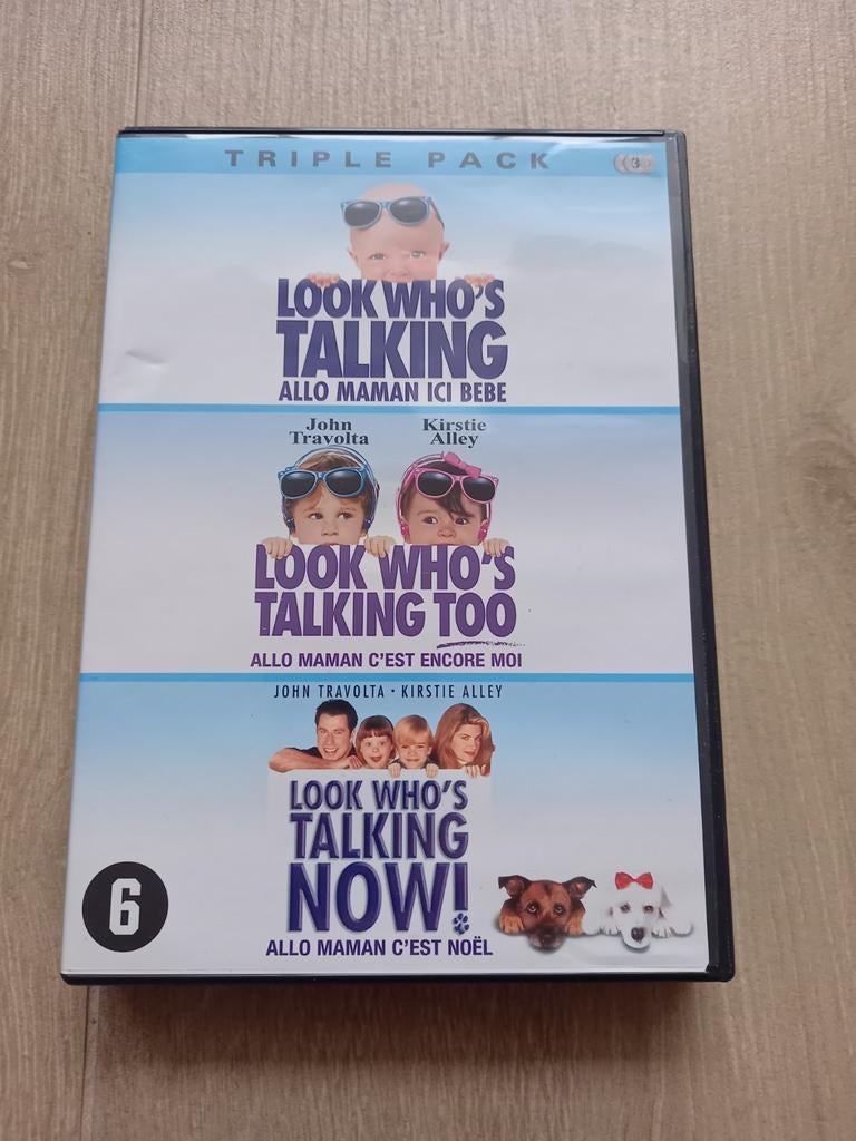 Look Whos Talking trilogie box, Alle leeftijden, Ophalen of Verzenden, Zo goed als nieuw, Romantische komedie
