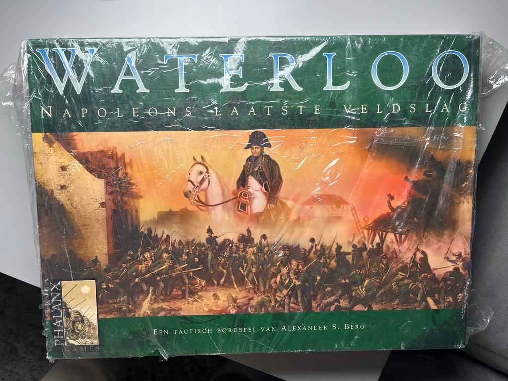 Waterloo Bordspel - Tactisch Meesterwerk!, Een of twee spelers, Ophalen of Verzenden, Zo goed als nieuw