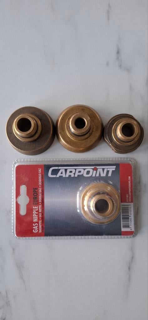 Diverse Europese LPG vulnippels gasnippel verloopadapter, Ophalen of Verzenden, Gebruikt