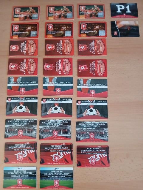 Oude seizoenkaarten FC Twente, Ophalen of Verzenden, Gebruikt, F.C. Twente, Overige typen