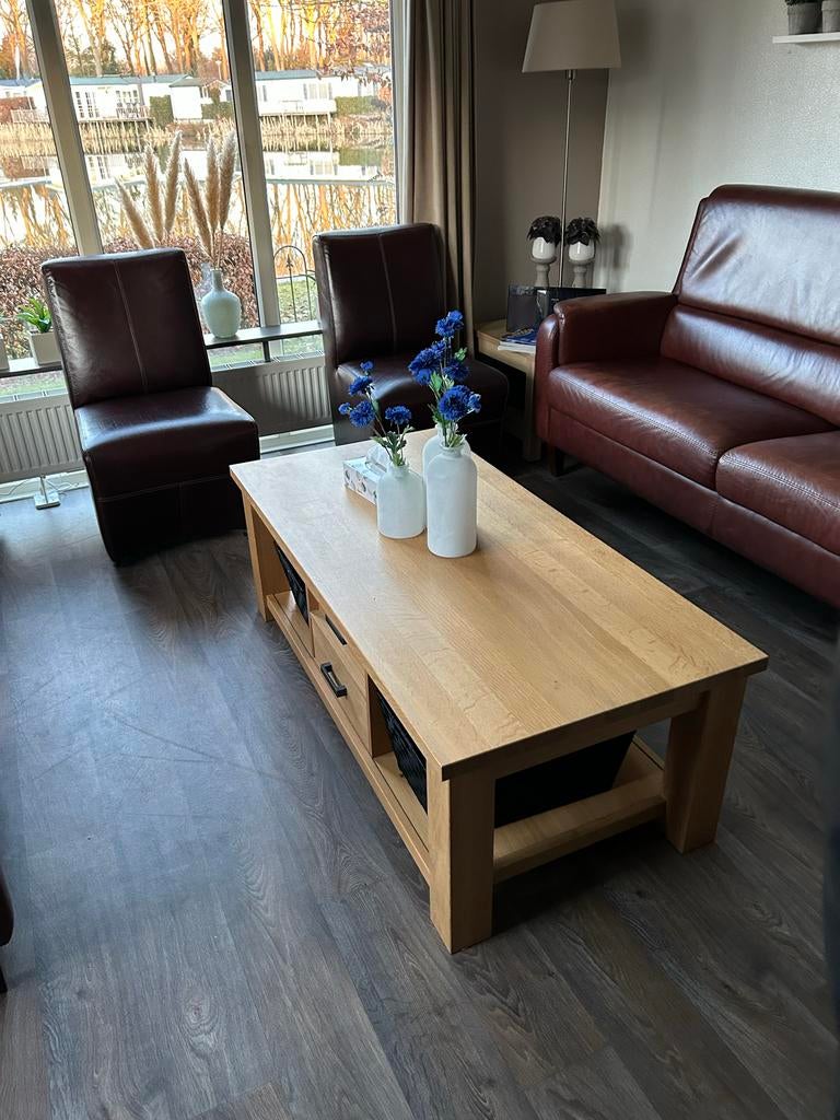 Massief licht Eiken Meubelset staat in MARUM, Ophalen