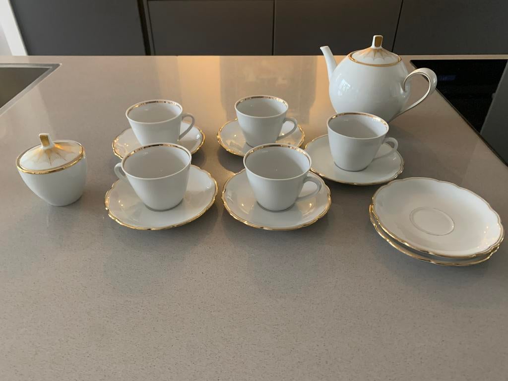 Koffie/thee servies Seltmann Weiden Bavaria porselein, Ophalen of Verzenden