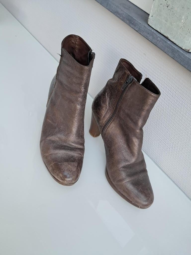 Schoenen laarsjes Carmens Kleur : Brons Maat 39, Bruin, Lage of Enkellaarzen, Ophalen of Verzenden, Carmens