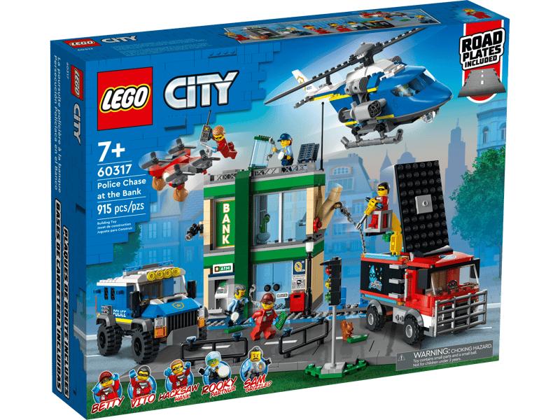 LEGO City 60317 – Politieachtervolging bij de Bank, Ophalen of Verzenden, Nieuw, Complete set, Lego