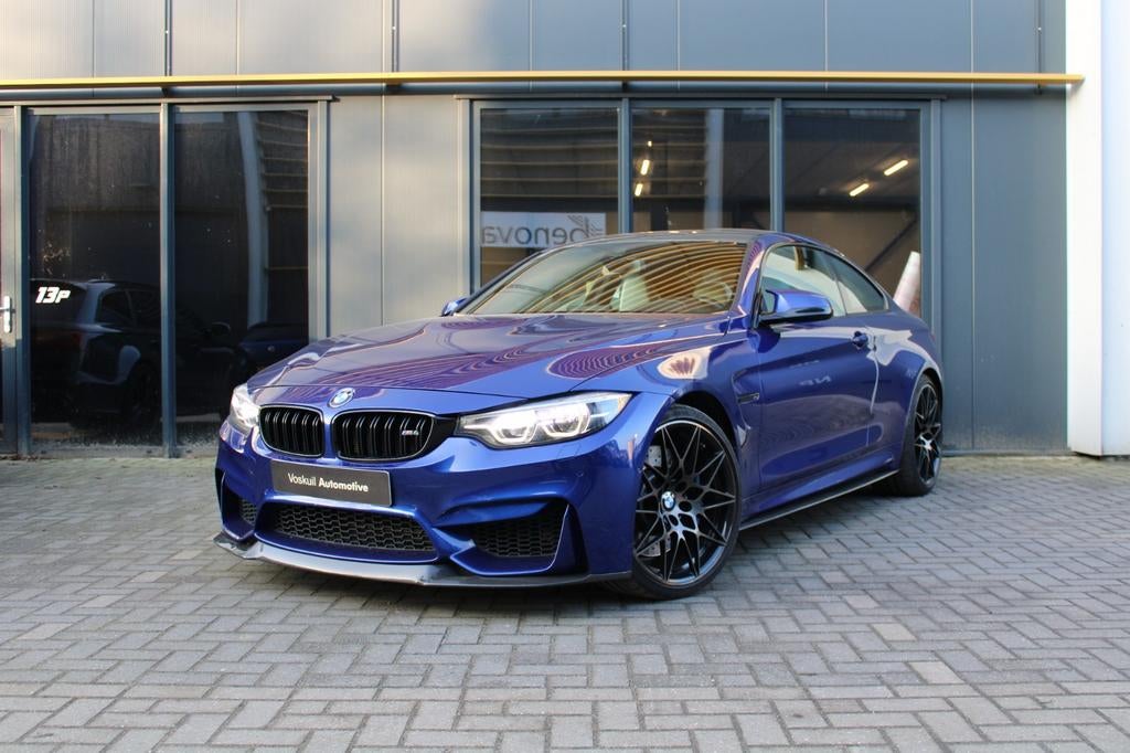 Bmw m4 competition San Marino blue, Auto's, BMW, Automaat, Achterwielaandrijving, Beige, 4-Serie