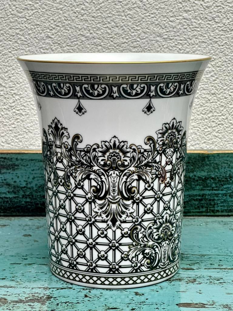 Rosenthal Versace vaas, Rond, Ophalen of Verzenden, Aardewerk, Binnen
