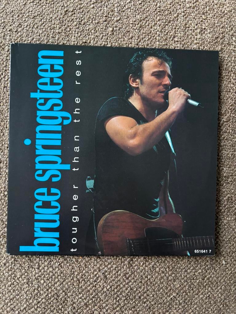 Bruce Springsteen- Tougher than the Rest, 7 inch, Single, Ophalen of Verzenden, Zo goed als nieuw