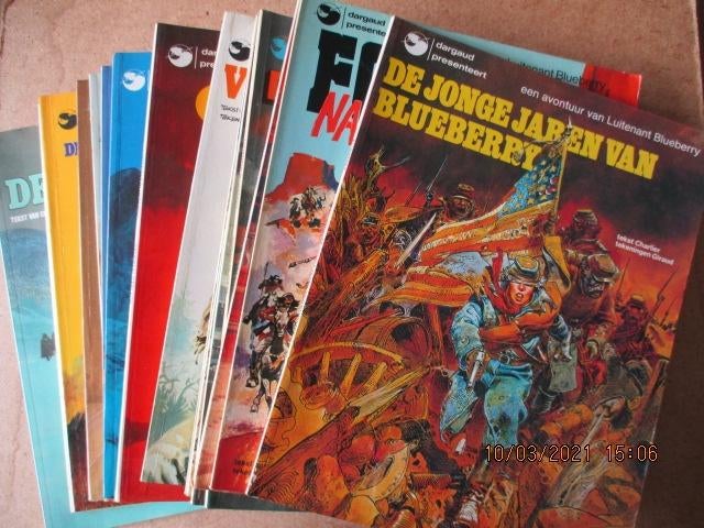 adv0318 blueberry, Eén stripboek, Ophalen, Gelezen