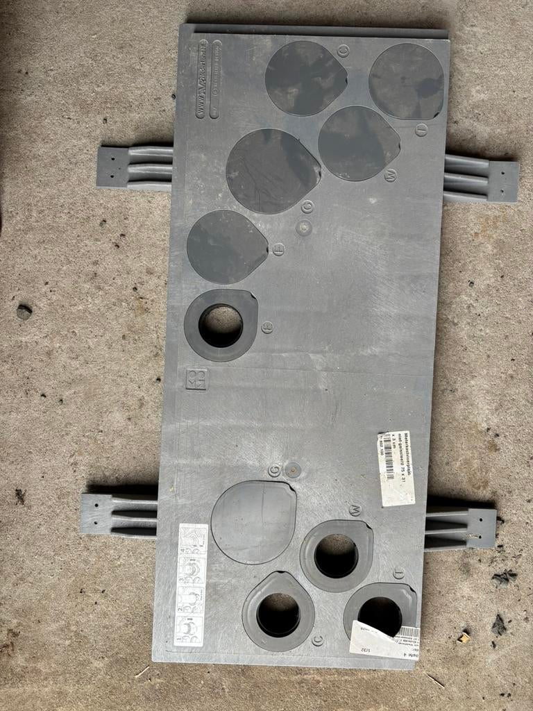 Nieuwe vloerplaat voor in meterkast, doorvoerplaat leidingen, Ophalen, Nieuw, Overige typen