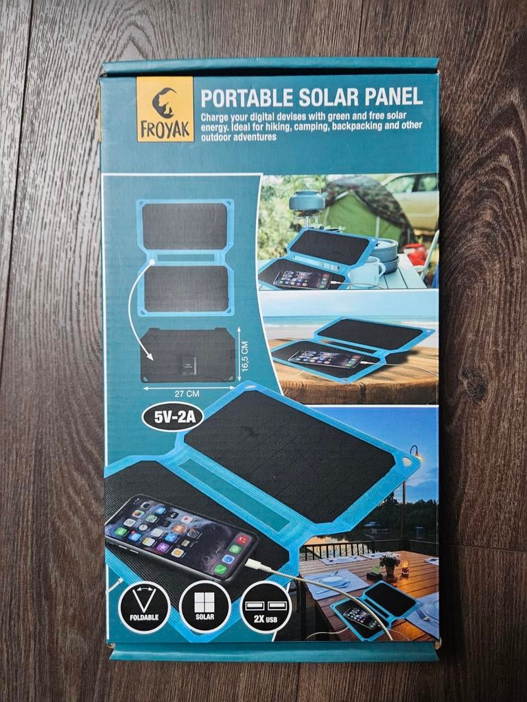 Draagbaar zonnepaneel, Ophalen, Zo goed als nieuw