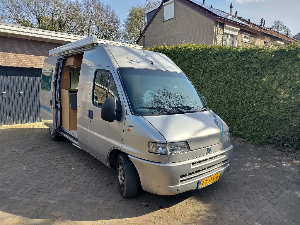 Fiat Ducato Pössl Motorcamper 2.8jtd met Zonnepaneel, Ringverwarming, Fiat, Tot en met 2, 7 tot 12 maanden geleden