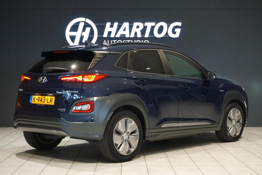 Hyundai Kona EV Premium Sky 64 kWh 100% SOH + PANODAK / STOE, Gebruikt, Origineel Nederlands, 64 kWh, Adaptive Cruise Control