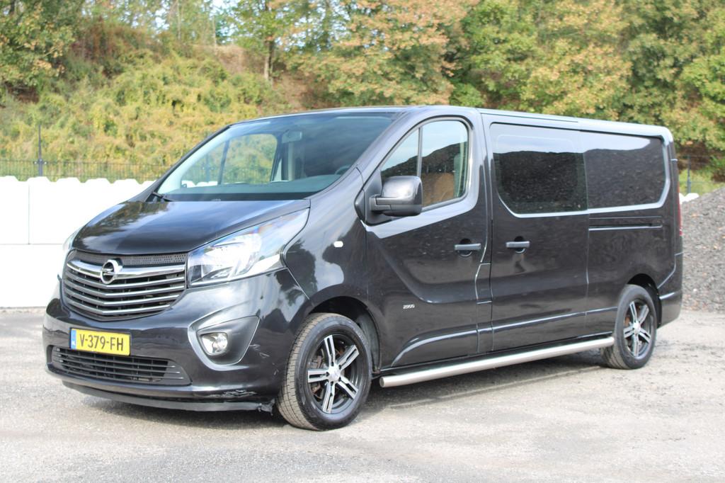 Opel Vivaro 1.6 CDTI L2H1 DC Sport EcoFlex Dubbel cabine/ le, Auto's, Voorwielaandrijving, Euro 6, 4 cilinders, Zwart