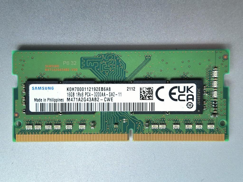 Samsung 16GB DDR4 3200MHz SODIMM RAM, Ophalen of Verzenden