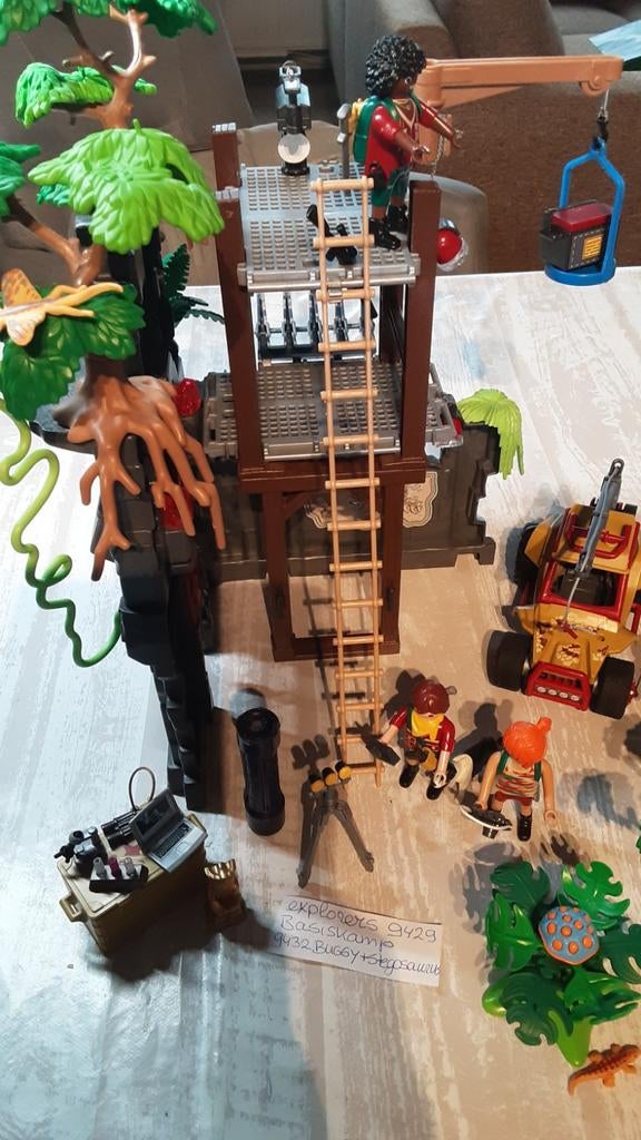 9429 Explorers basiskamp 9432 buggy, Ophalen of Verzenden, Zo goed als nieuw, Complete set