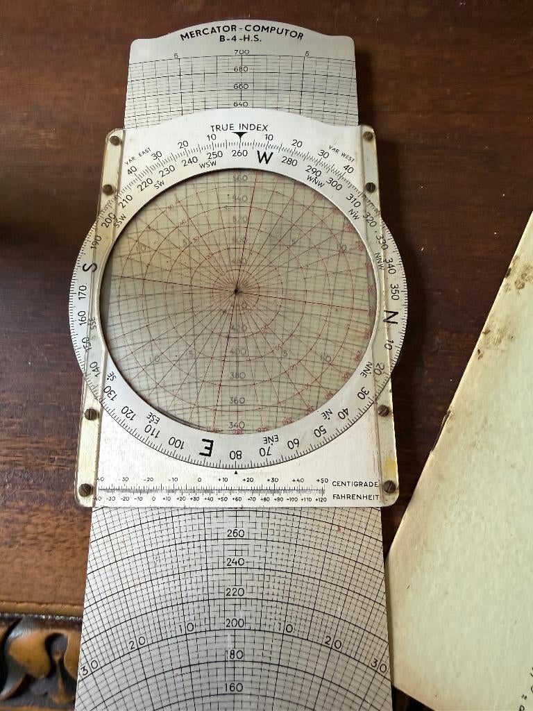 Mercator B-4 -HS vliegcomputer, Verzamelen, Ophalen of Verzenden, Gebruikt, Overige typen