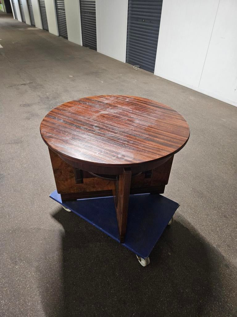 Mooie salontafel Art Deco, Huis en Inrichting, Tafels | Salontafels, Ophalen, 50 tot 100 cm, Rond, 50 tot 100 cm