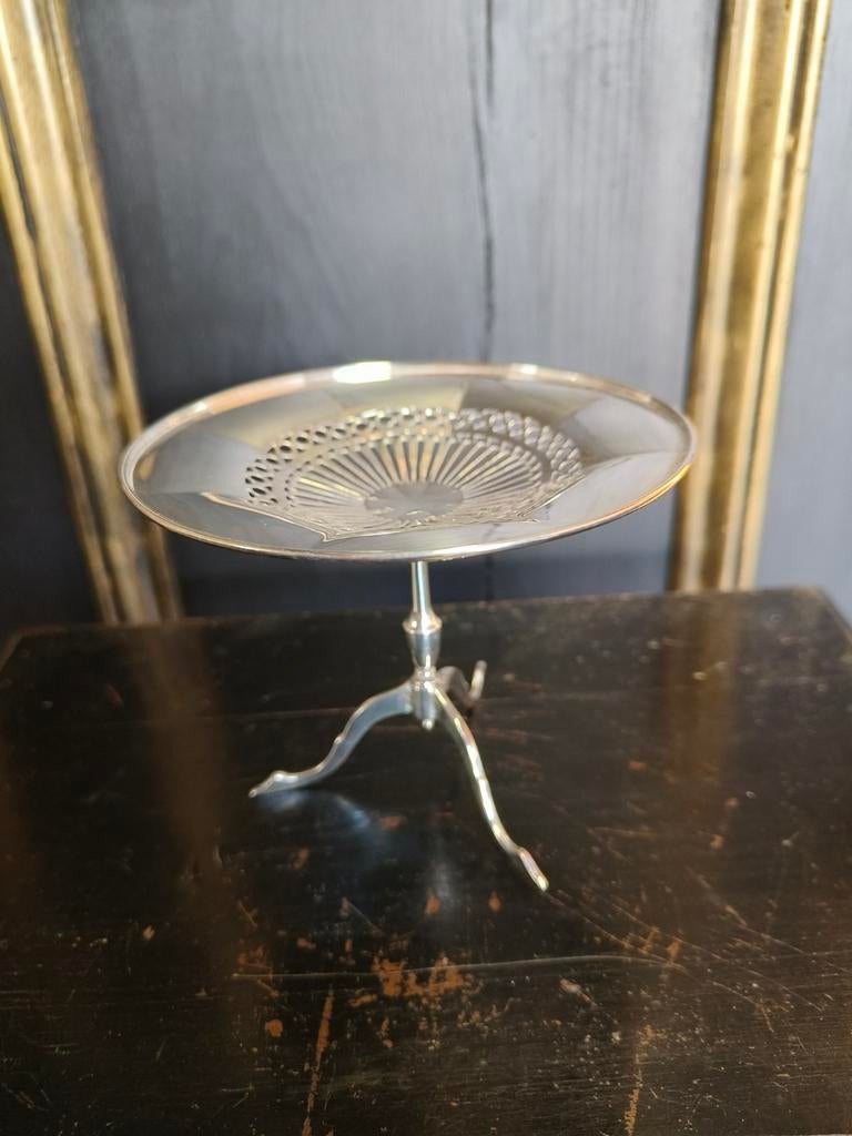 Zilveren bonbon schaaltje 1e gehalte zilver, Ophalen of Verzenden, Zilver