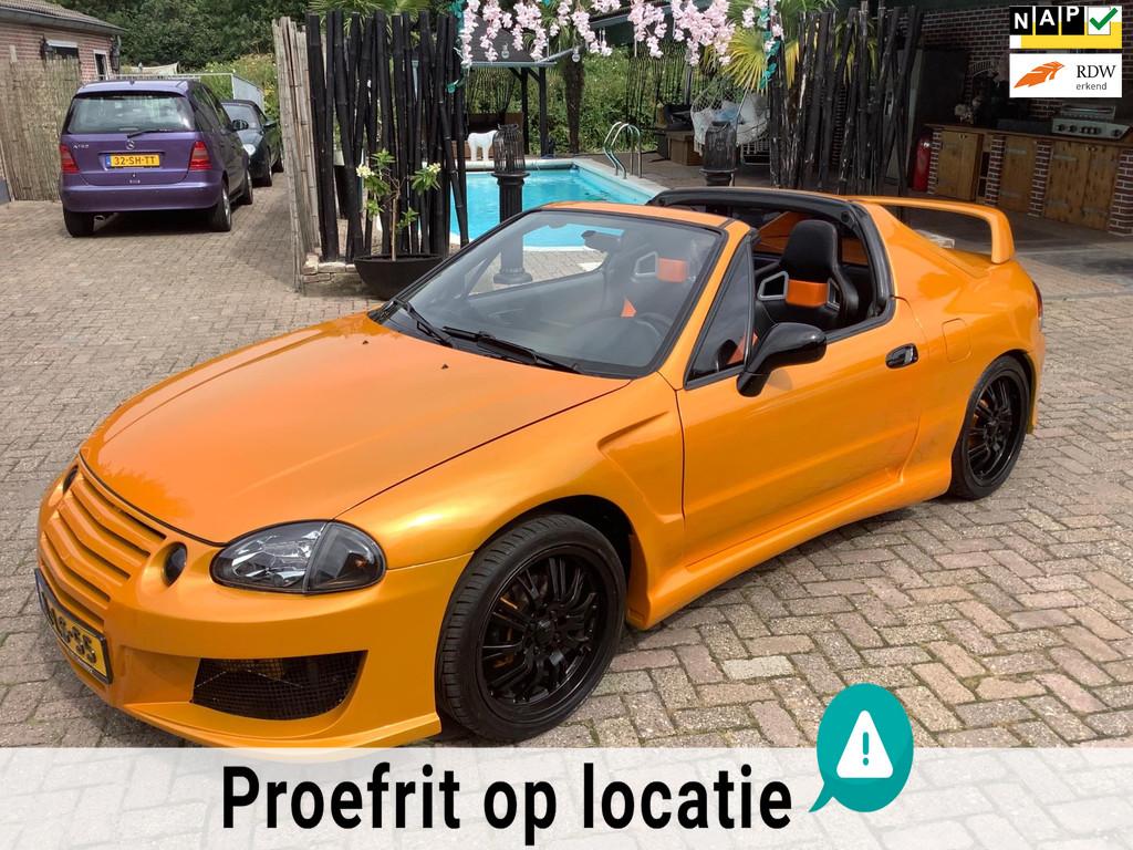 Honda CRX 1.6 CRX ESi totaal gerestaureerd als nieuw. biden, Auto's, Honda, Voorwielaandrijving, 125 pk, Zwart, 4 cilinders