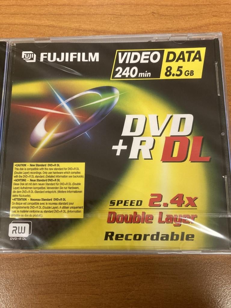 DVD + R DL / SPEED 2,4X / DOUBLE LAYER / RECORDABLE 2 STUKS, Alle leeftijden, Ophalen of Verzenden, Nieuw in verpakking
