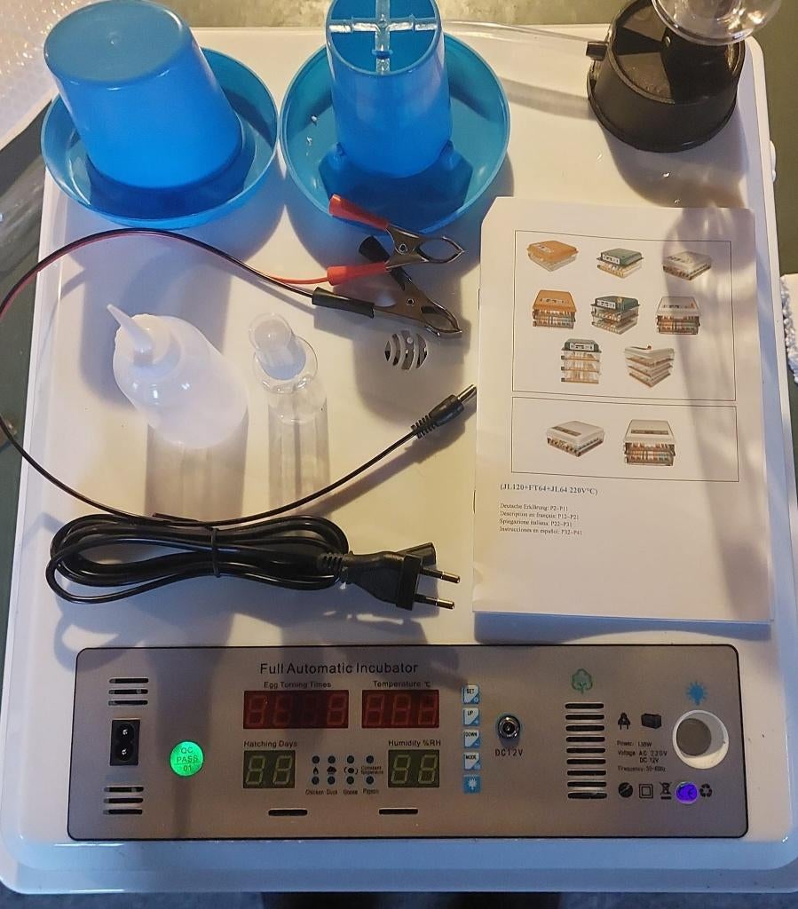 Broedmachine 120 eieren - Vol automatisch - Goede uitkomst, Dieren en Toebehoren, Pluimvee | Toebehoren, Ophalen of Verzenden