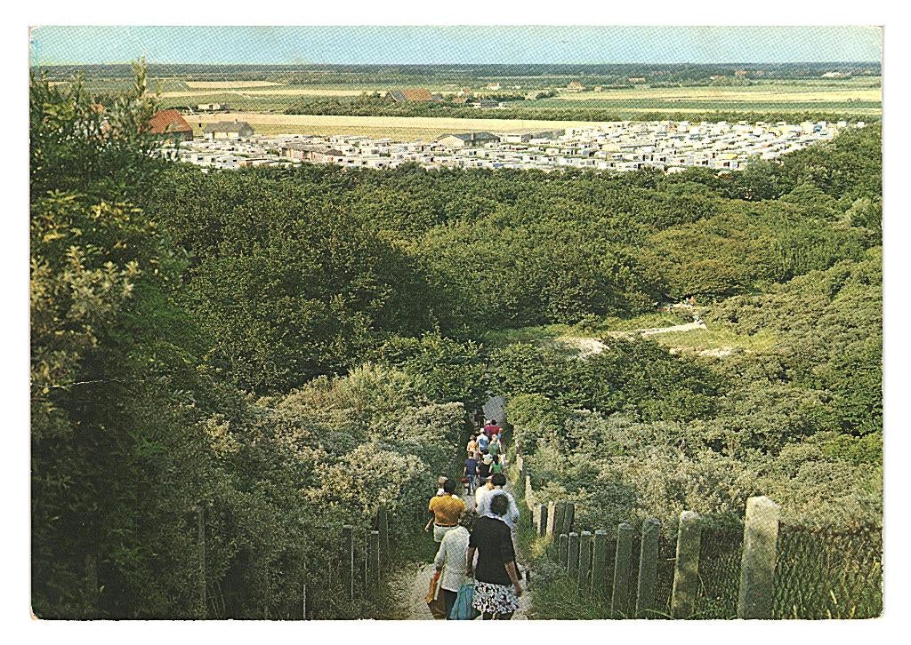 802358 Biggekerke 1975 Zeeland _ mooie zegel Vierdaagse, Verzamelen, Ansichtkaarten | Nederland, Gelopen, Zeeland, 1960 tot 1980