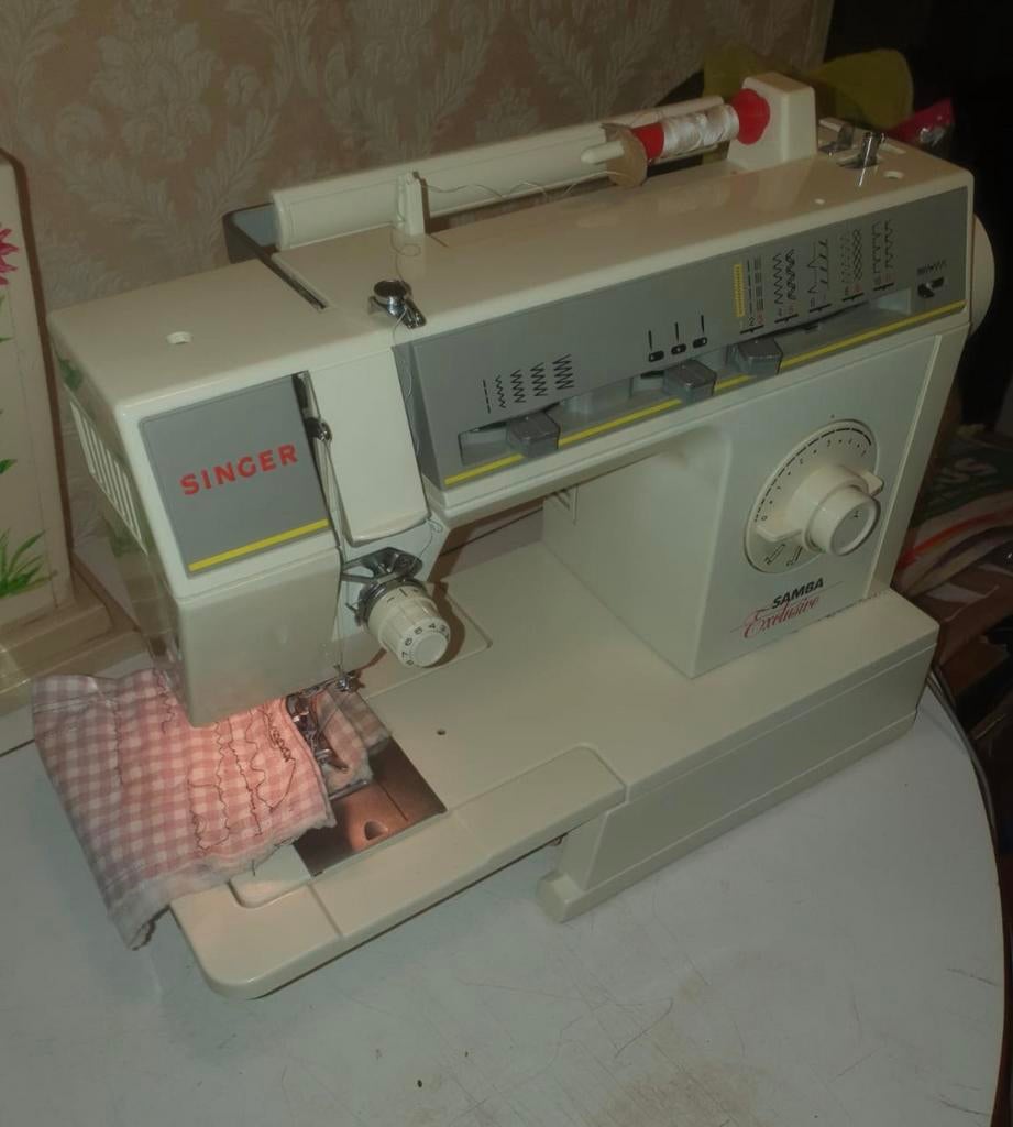 Singer Samba Exclusive naaimachine 6217, Ophalen, Gebruikt, Naaimachine, Overige merken