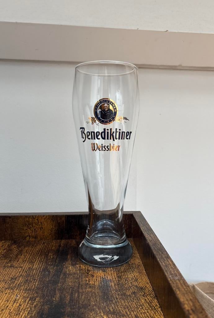 Benediktiner Bierglas, Ophalen of Verzenden, Zo goed als nieuw, Glas of Glazen, Overige merken