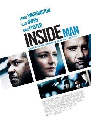 INSIDE   MAN      filmposter., Rechthoekig Staand, Verzenden, Nieuw, A1 t/m A3