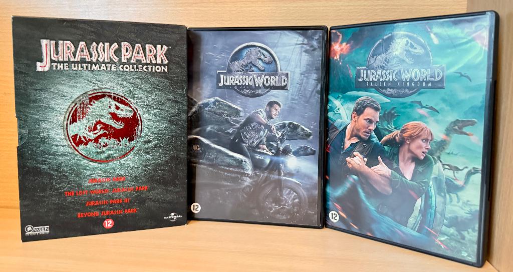 Jurassic Park films: De eerste vijf dvd’s, Alle leeftijden, Ophalen of Verzenden, Zo goed als nieuw, Boxset