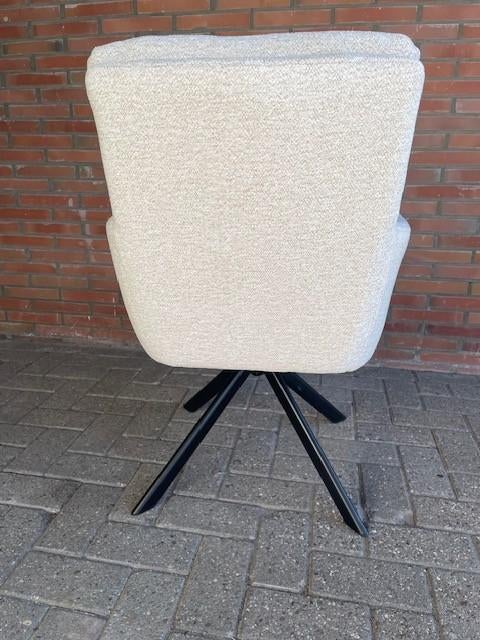 Stoelen NAPELS  IVORY draai 180 - Auto return laagste prijs., Huis en Inrichting, Stoelen, Verzenden, Gebruikt, Stof, Vijf, Zes of meer stoelen