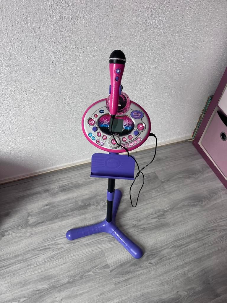 VTech Kidi SuperStar LightShow Microfoon Karaoke Set, Ophalen, Zo goed als nieuw