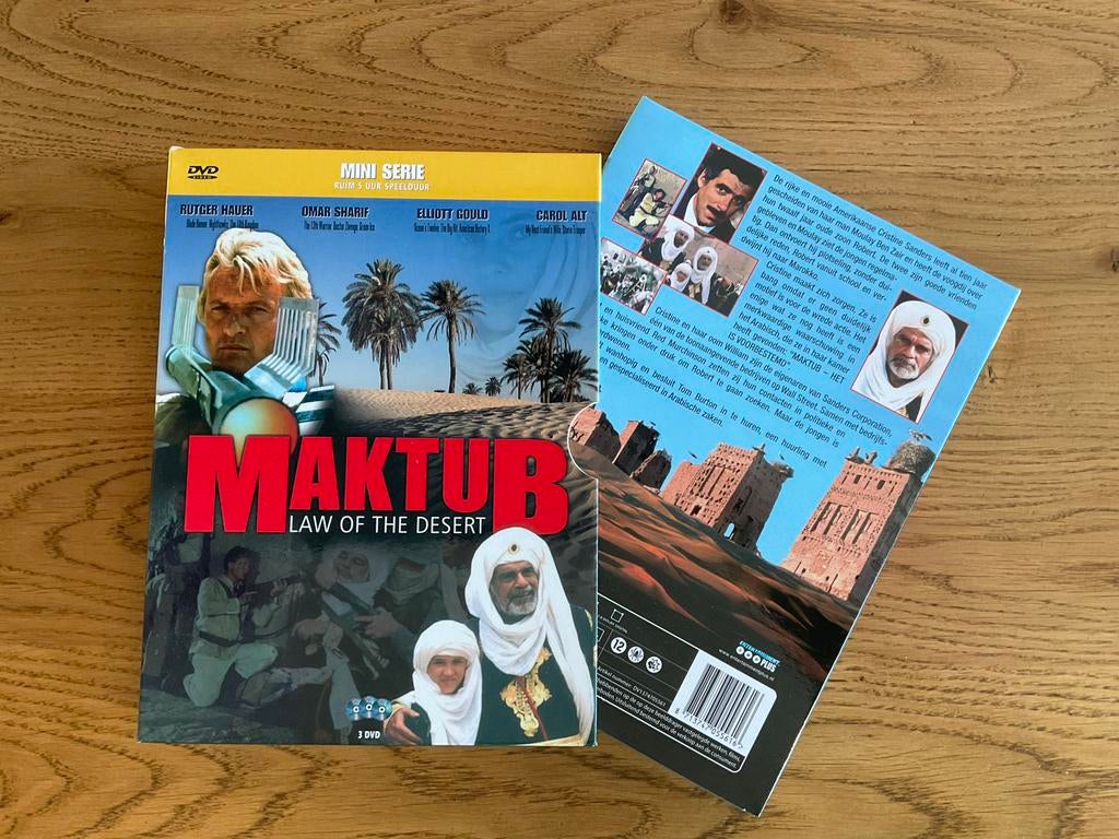 6). Maktub, Law of the Desert - Mini Serie, Rutger Hauer., Historisch of Kostuumdrama, Boxset, Ophalen of Verzenden, Zo goed als nieuw
