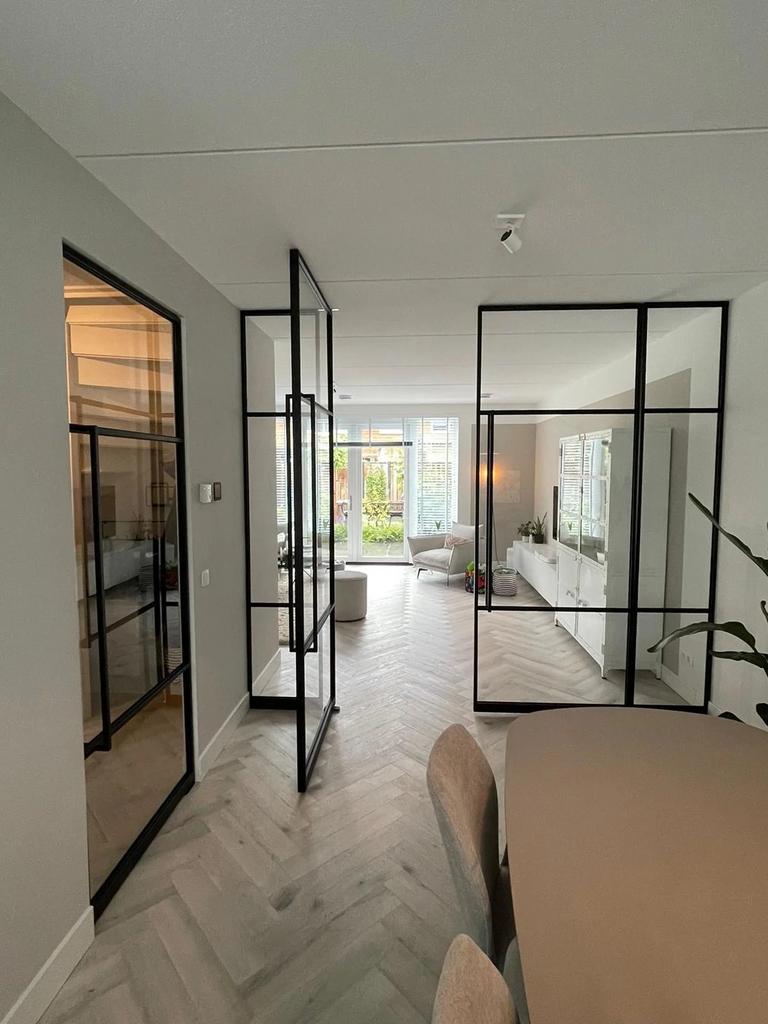 Stalen deur zonder stucwerk – Strakke afwerking direct klaar, Verzenden, Nieuw, Binnendeur, 215 cm of meer