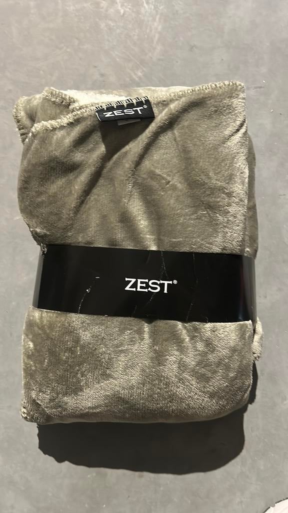 Nieuw Zest fleece woon deken plaid groot, Ophalen of Verzenden, Zo goed als nieuw