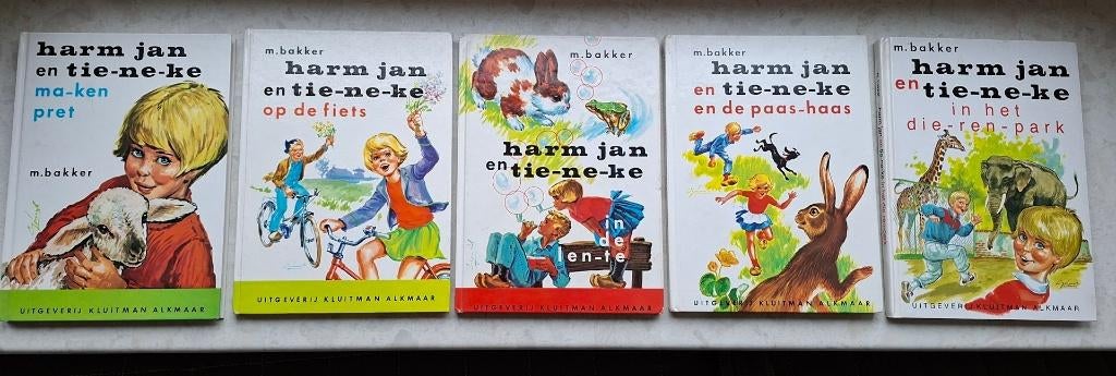 Harm Jan en Tie-ne-ke, Schrijver M. Bakker, serie Toverfluit, Gelezen, Fictie algemeen, M. Bakker, Ophalen of Verzenden
