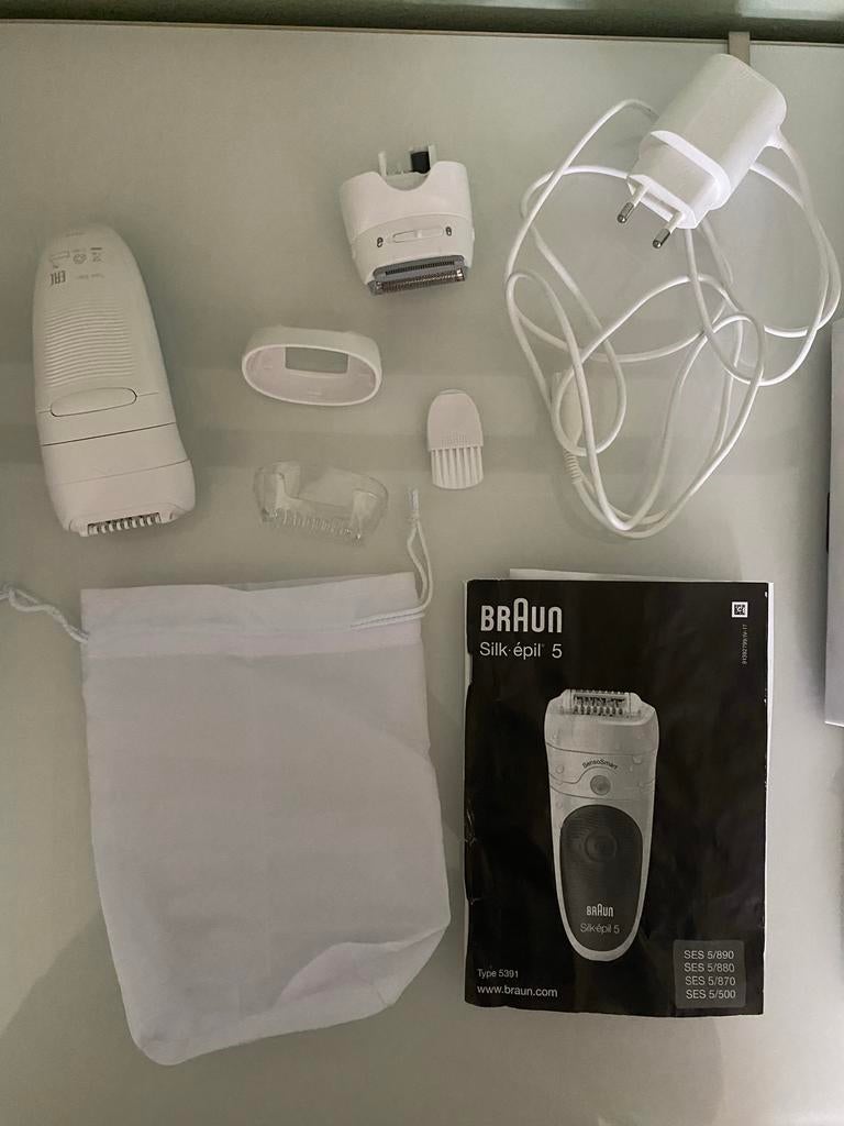 Braun Silk-épil 5 starter pack, Ophalen of Verzenden, Zo goed als nieuw, Scheren en Epileren