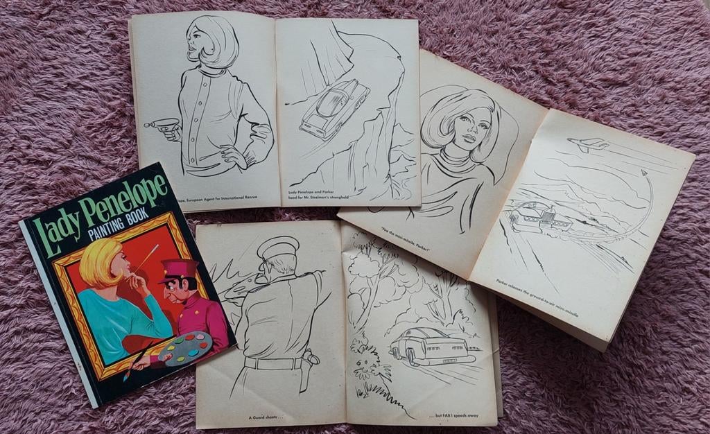 Thunderbirds Lady Penelope Painting Book (kleurboek), Verzamelen, Speelgoed, Ophalen of Verzenden, Nieuw