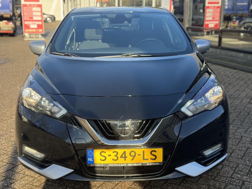 Nissan Micra 1.0 IG-T N-Design Navigatie|Trekhaak (bj 2023), Voorwielaandrijving, Lichtsensor, Stof, Zwart