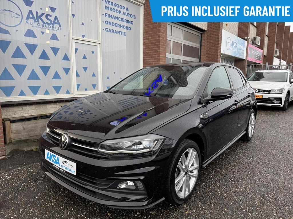 Volkswagen Polo 1.0 TSI 110pk R-Line DSG ACC Virtuele Cockpi, Gebruikt, Euro 6, Zwart, Leder