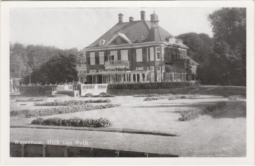 WASSENAAR Huis van Ruijs, Verzenden, 1940 tot 1960, Ongelopen, Zuid-Holland